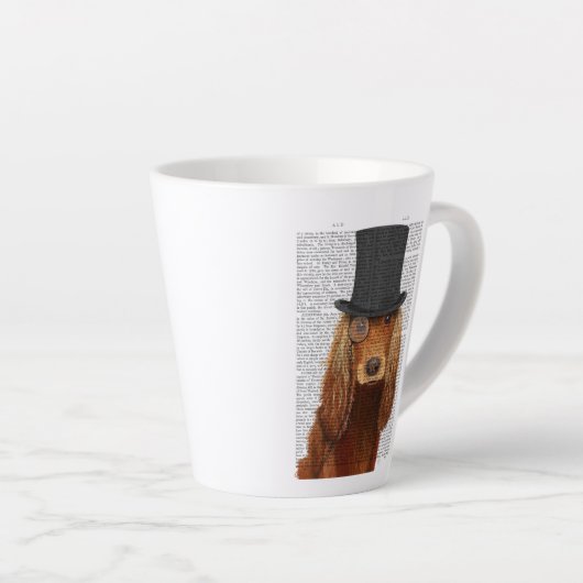 Cocker Spaniel, Formele hond en Pet Latte Mok (Rechterhoek)