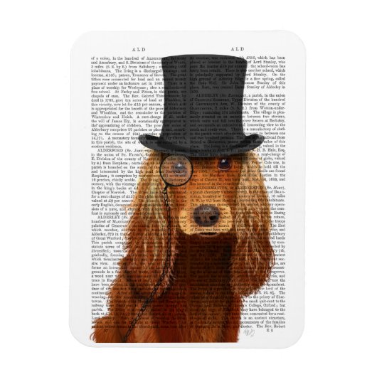 Cocker Spaniel, Formele hond en Pet Magneet (Verticaal)