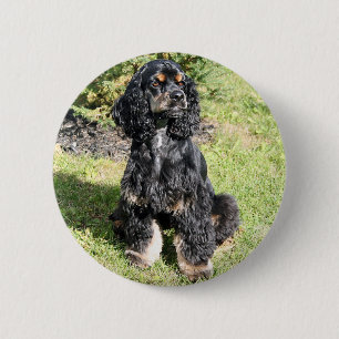 Cocker Spaniel Foto Ronde Button 5,7 Cm