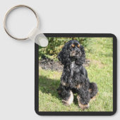 Cocker Spaniel Foto Sleutelhanger (Voorkant)