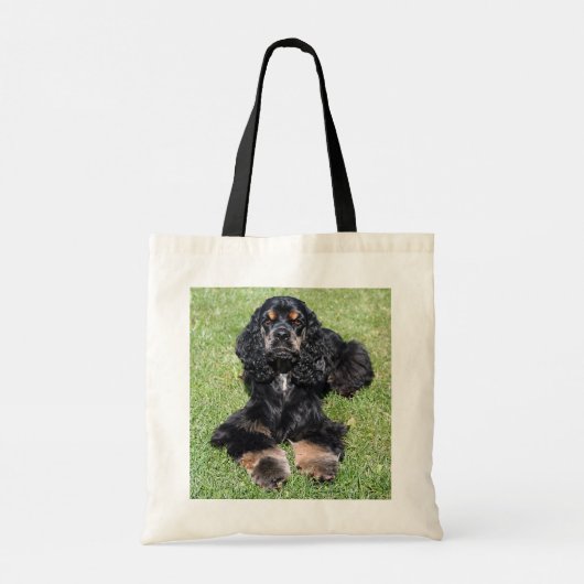 Cocker Spaniel Foto Tote Bag (Achterkant)