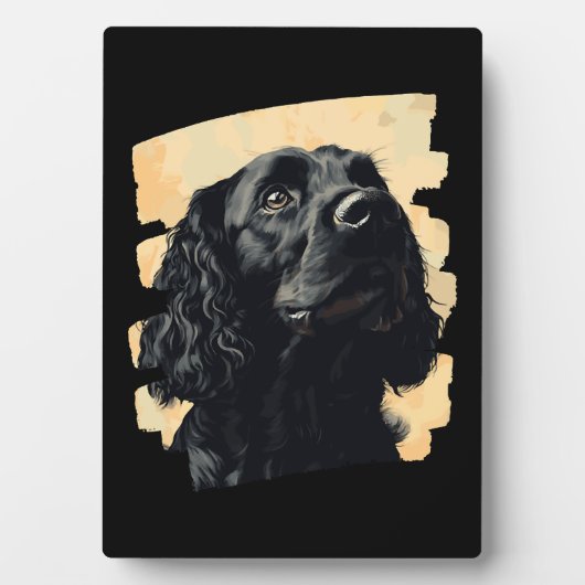 Cocker Spaniel  Fotoplaat (voorkant)