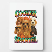 Cocker Spaniel Fotoplaat (voorkant)