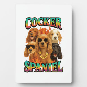 Cocker Spaniel Fotoplaat