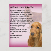 Cocker Spaniel - Friend Poem