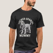 Cocker Spaniel Funny Dog Gemakkelijk Goedkope Hall T-shirt (Voorkant)