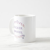 Cocker Spaniel Furever Koffiemok (Voorkant links)