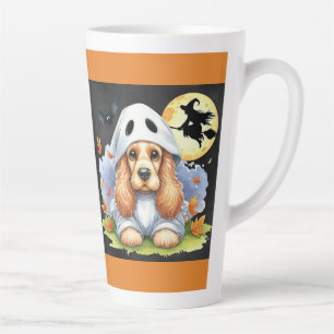 Cocker Spaniel Geest Halloween Latte Mok