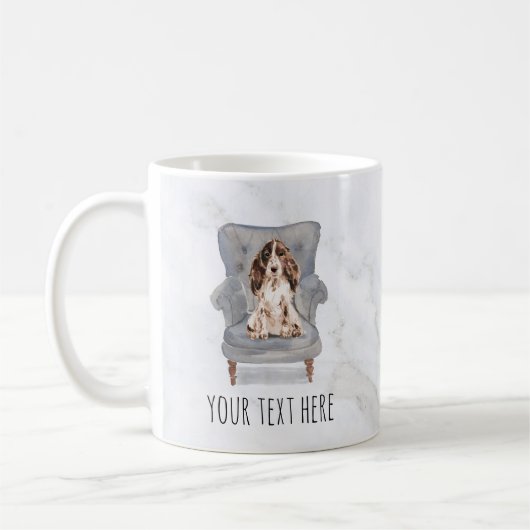 Cocker Spaniel - Gepersonaliseerde microfoon Koffiemok (Links)