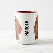 Cocker Spaniel - Gepersonaliseerde microfoon Mok (Midden)