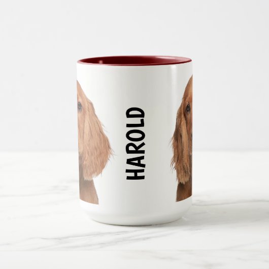 Cocker Spaniel - Gepersonaliseerde microfoon Mok (Midden)