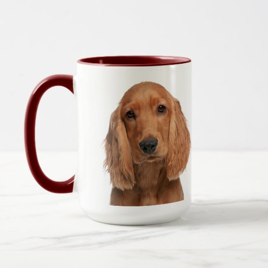Cocker Spaniel - Gepersonaliseerde microfoon Mok (Links)