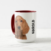 Cocker Spaniel - Gepersonaliseerde microfoon Mok (Voorkant links)
