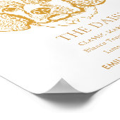 Cocker Spaniel Gepersonaliseerde Signature Drink Poster (Hoek)