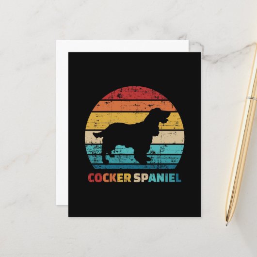 Cocker Spaniel | Gift Cocker Spaniel Lover (Voorkant / Achterkant in situ)