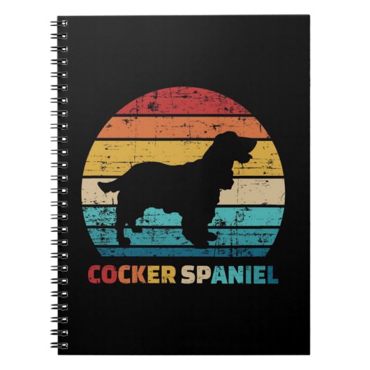  Cocker Spaniel | Gift Cocker Spaniel Lover Notitieboek (Voorkant)