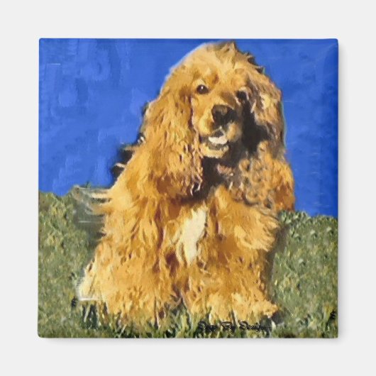 Cocker Spaniel Gifts Magneet (Voorkant)