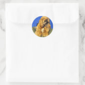 Cocker Spaniel Gifts Ronde Sticker (Tas)