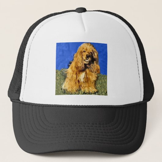 Cocker Spaniel Gifts Trucker Pet (Voorkant)