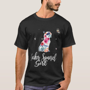 Cocker Spaniel Girl Funny Cocker Spaniel Dog T-shirt