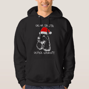 Cocker Spaniel grappige kerstcadeaus voor hondenli Hoodie