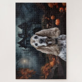 Cocker Spaniel Halloween Griezelen Legpuzzel (Verticaal)