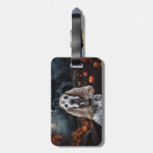 Cocker Spaniel Halloween Scary Bagagelabel (Achterkant verticaal)