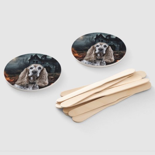 Cocker Spaniel Halloween Scary Handwaaier (Niet-gemonteerd)