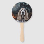 Cocker Spaniel Halloween Scary Handwaaier (Voorkant)