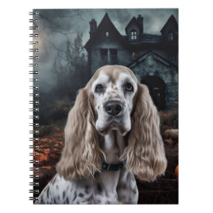 Cocker Spaniel Halloween Scary Notitieboek
