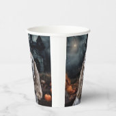 Cocker Spaniel Halloween Scary Papieren Bekers (Rechts)