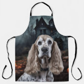 Cocker Spaniel Halloween Scary Schort (Voorkant)