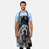 Cocker Spaniel Halloween Scary Schort (Gedragen)