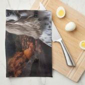 Cocker Spaniel Halloween Scary Theedoek (Quarter Fold)