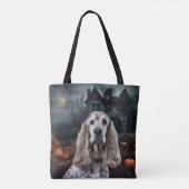 Cocker Spaniel Halloween Scary Tote Bag (Achterkant)