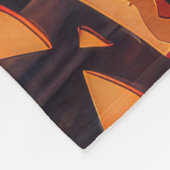 Cocker Spaniel Halloween Spooky Fleece Deken (Hoek)