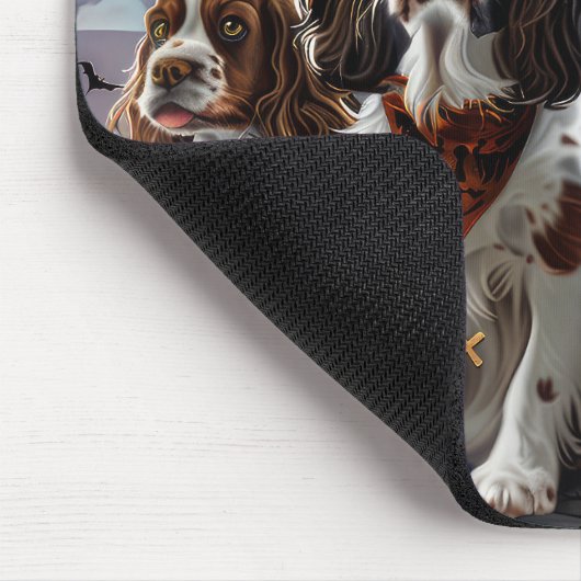 Cocker Spaniel Halloween Spooky Muismat (Hoek)