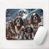 Cocker Spaniel Halloween Spooky Muismat (Met muis)