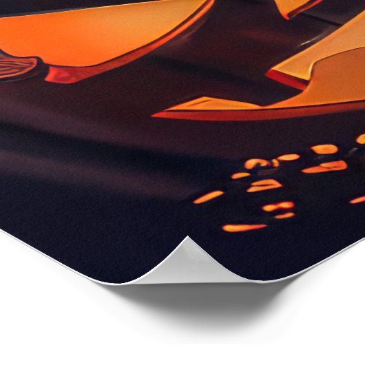 Cocker Spaniel Halloween Spooky Poster (Hoek)