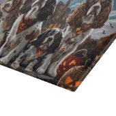 Cocker Spaniel Halloween Spooky Snijplank (Hoek)