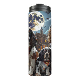 Cocker Spaniel Halloween Spooky Thermosbeker