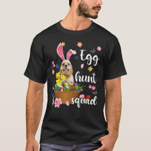 Cocker Spaniel Happy Paasdag Paaskleurig Eg T-shirt