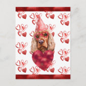 Cocker Spaniel Heart Hondenliefhebber Valentijn Gi Briefkaart (Voorkant)