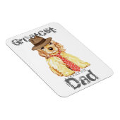 Cocker Spaniel Heart Magneet (Rechterzijde)