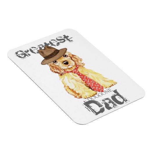 Cocker Spaniel Heart Magneet (Rechterzijde)