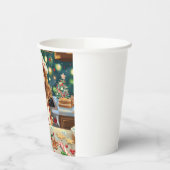 Cocker Spaniel Holiday Baking: Feestelijke Kerst Papieren Bekers (Links)