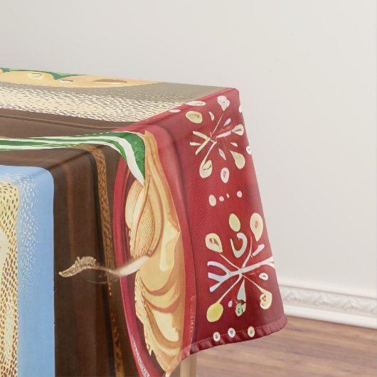 Cocker Spaniel Holiday Baking: Feestelijke Kerst Tafelkleed (Voorbeeld)