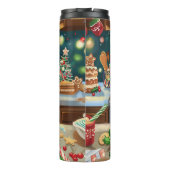 Cocker Spaniel Holiday Baking: Feestelijke Kerst Thermosbeker (Achterkant)