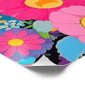 Cocker Spaniel Hond en Bloemen 004 - Kleerjuweel Perfect Poster (Hoek)