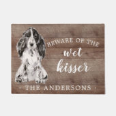 Cocker Spaniel Hond Gepersonaliseerde Deurmat (Voorkant)